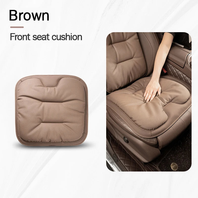 Universal Car Seat Cover Leather Cars Seat Waist Cushion Covers Four Season Auto Interior Seats Protection Pad Car Accessorie