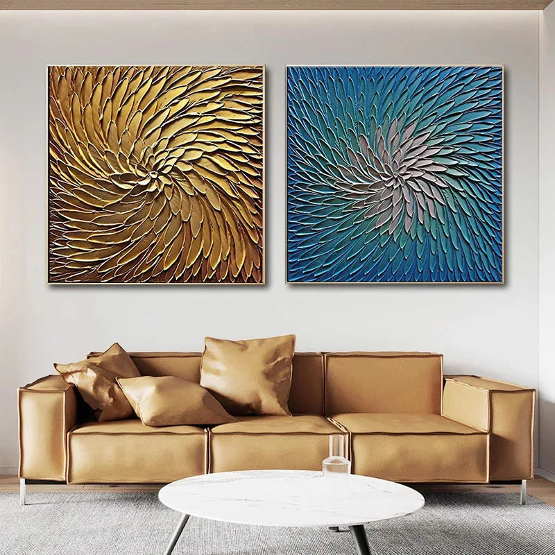 Knife Abstract Oil Painting Hand-painted Wall Art for Home Decor Pictures Modern Hand Painted Oil Painting on Canvas Cuadros