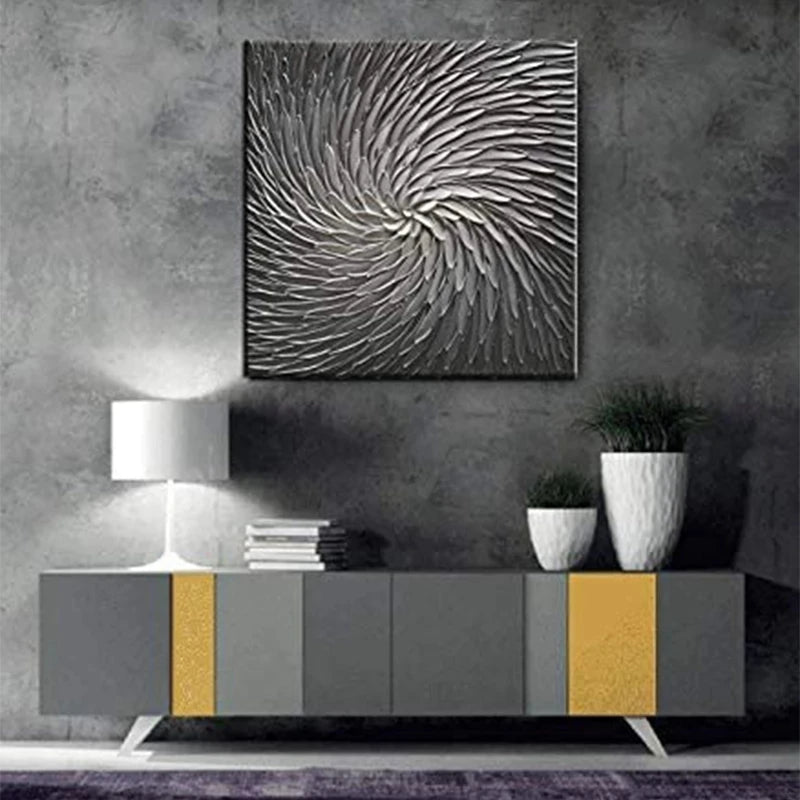 Knife Abstract Oil Painting Hand-painted Wall Art for Home Decor Pictures Modern Hand Painted Oil Painting on Canvas Cuadros