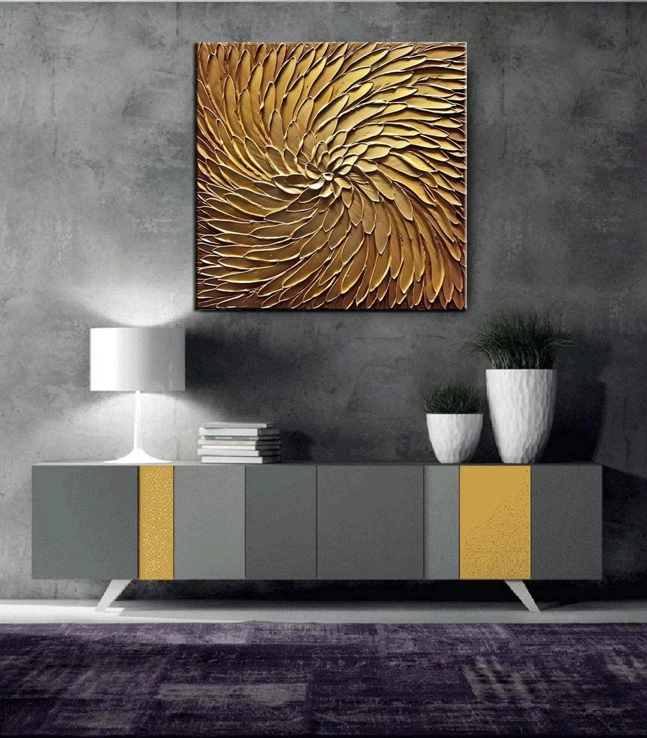 Knife Abstract Oil Painting Hand-painted Wall Art for Home Decor Pictures Modern Hand Painted Oil Painting on Canvas Cuadros