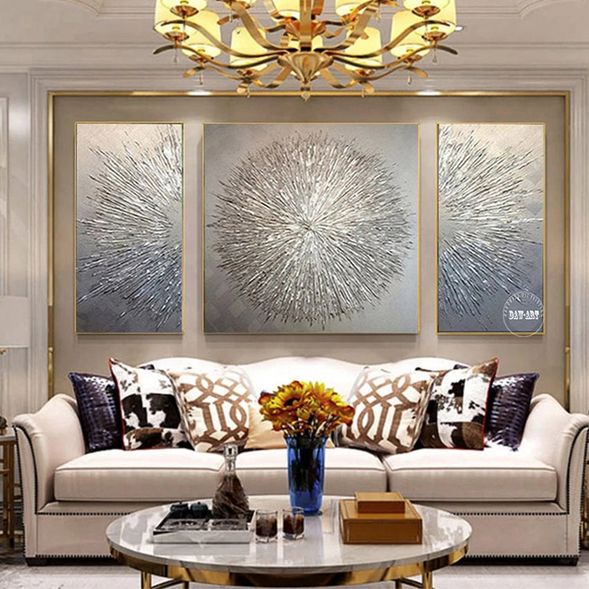 New Arrival Modern Abstract Golden Mountain Landscape Oil Paintings On Canvas China Artwork Wall Decor For Room Unframed