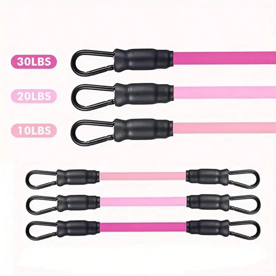 3Pcs Ankle Resistance Bands With Cuffs 3 Level Adjustable Leg Hip Fitness Bands Portable Home Sports Workout Equipment