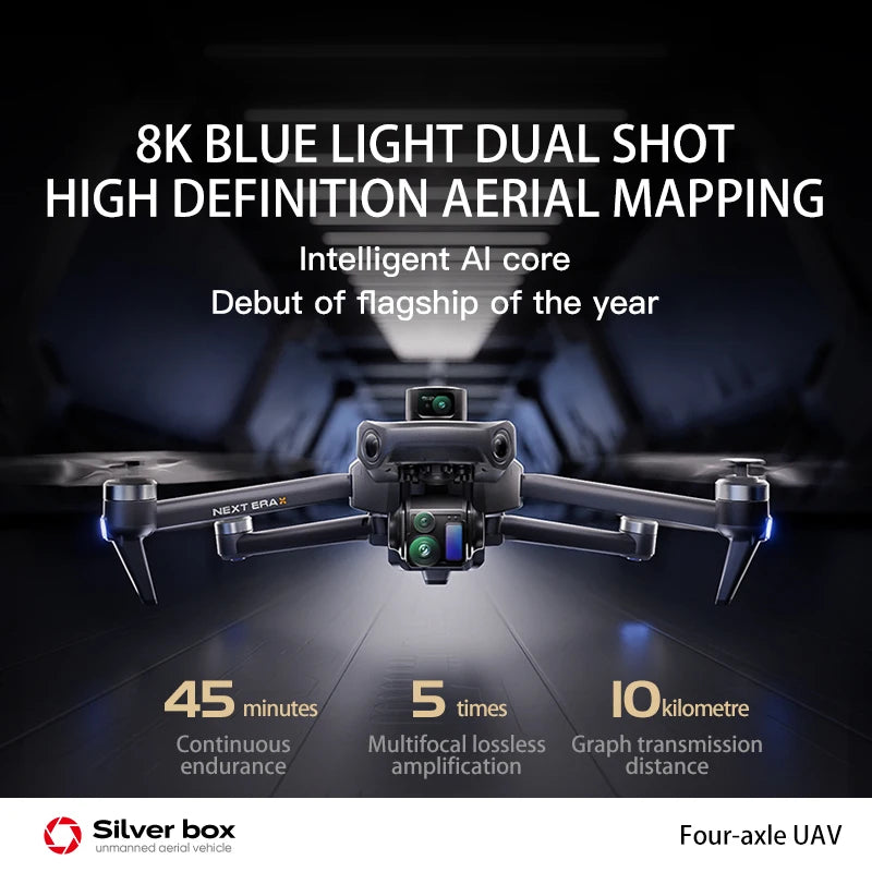 Professional P7 Max Screen Control Drone 3-Axis Brushless Gimbal 5G Digital Image Transmission Obstacle Avoidance With Airdrop