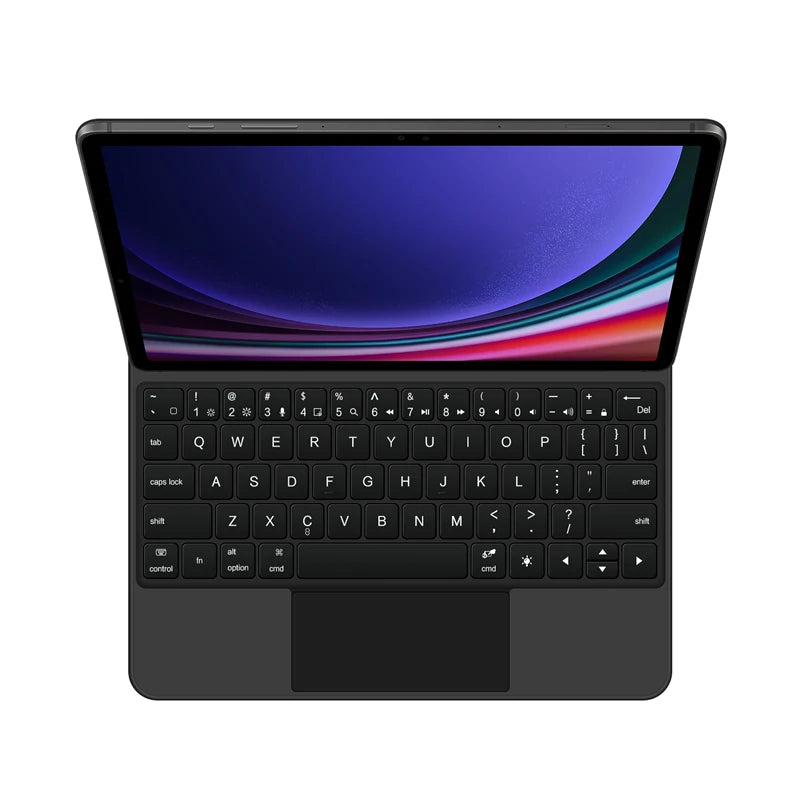Book Cover Keyboard For Samsung Galaxy Tab S9 FE 10.9" S9 S8 S7 11 inch S10+ S9+ S8+ 12.4 Magic Magnetic Case Backlight TouchPad