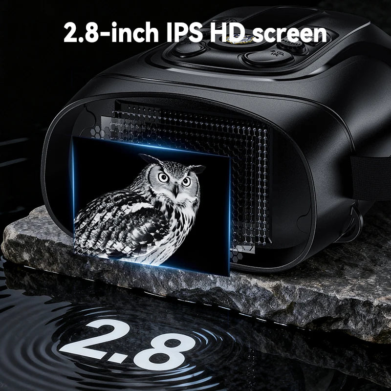 Night Vision Binoculars 7Level Infrared 10X Digital Zoom 800 Meters Darkness Vision Night Goggle 2.8inch Screen for Camping