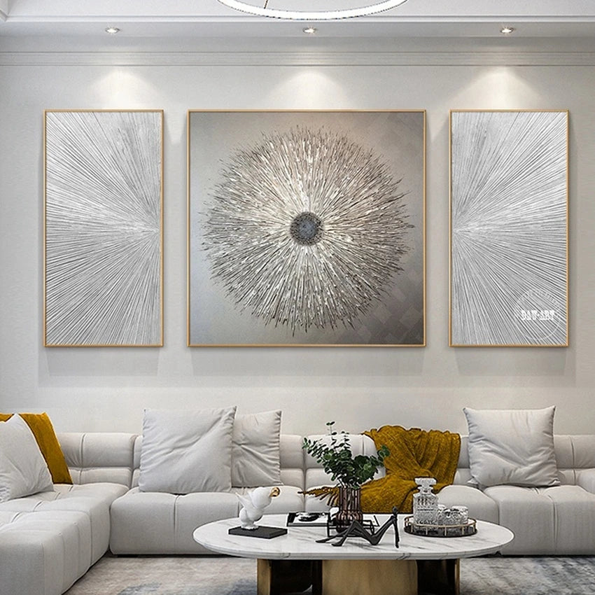 New Arrival Modern Abstract Golden Mountain Landscape Oil Paintings On Canvas China Artwork Wall Decor For Room Unframed