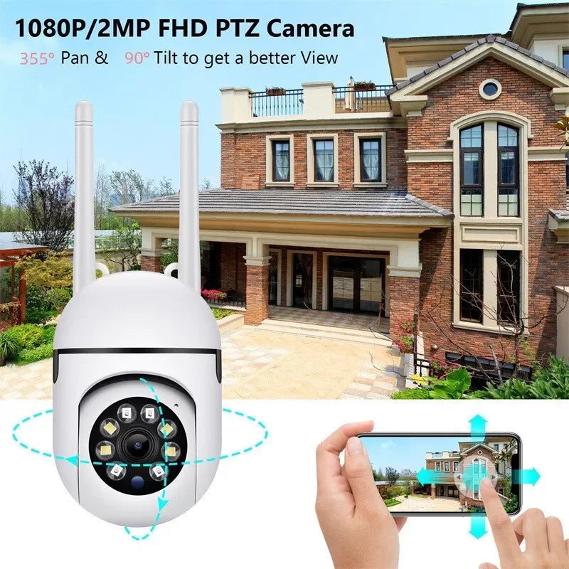 1/4pcs set Video Surveillance Camera System Wireless 5G WiFi Smart Outdoor Night Vision Home Waterproof Security Camera
