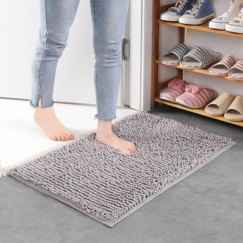 Dog Doormats Mud Mat Non-Slip And Highly Absorbent Plush Floor Mat Removable And Washable Anti-Dirt Indoor Doormat For Bathroom