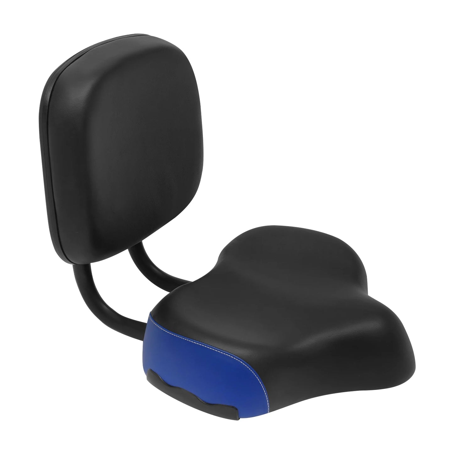 11" x 9.5" Bicycle Tricycle Saddle Seat with Durable Back Support, Oversize Bike Seats with 11" - 15" high Adjustable Back Rest