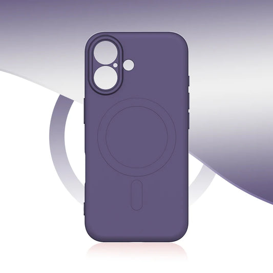 For Magsafe Magnetic Wireless Charging Solid Color Matte Liquid Silicone Shockproof Soft Phone Case for iPhone 16 Pro Max Plus