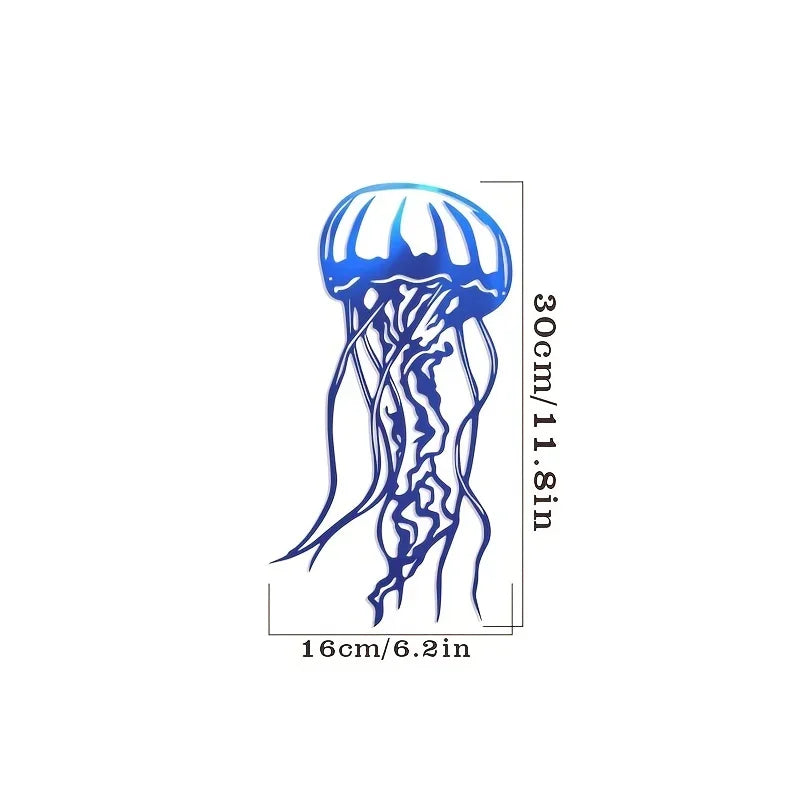 Metal Crafts Swordfish Jellyfish Turtle Home Decoration Art Wall Decoration Ornaments Popular Iron Art, Wall decoration, Artwork