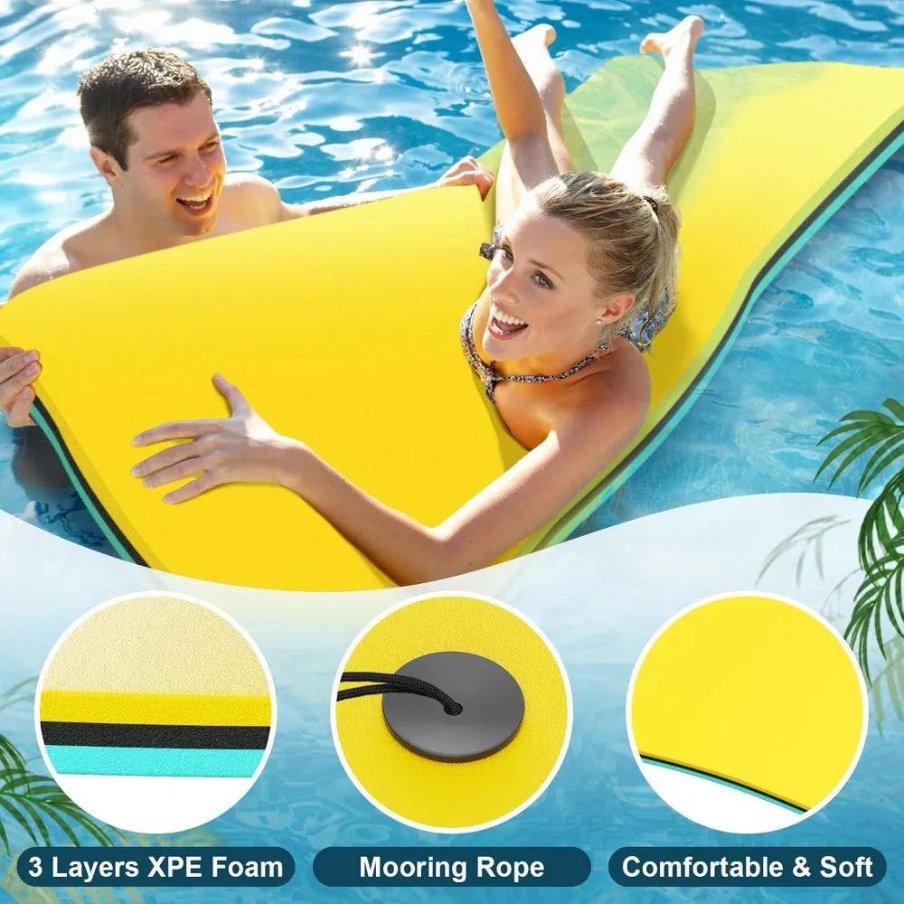 3 Layers Tear-Resistant XPE Foam Lily Pad Floating Water Mat, 8x6/10x6/12x6/18x6/6x3FT for Lake, Custom
