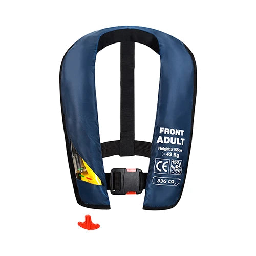 CE Certification Automatic/Manual Inflatable Life Vest PFD Life Jacket Highly Visible for Adult Fishing Boating Accessories