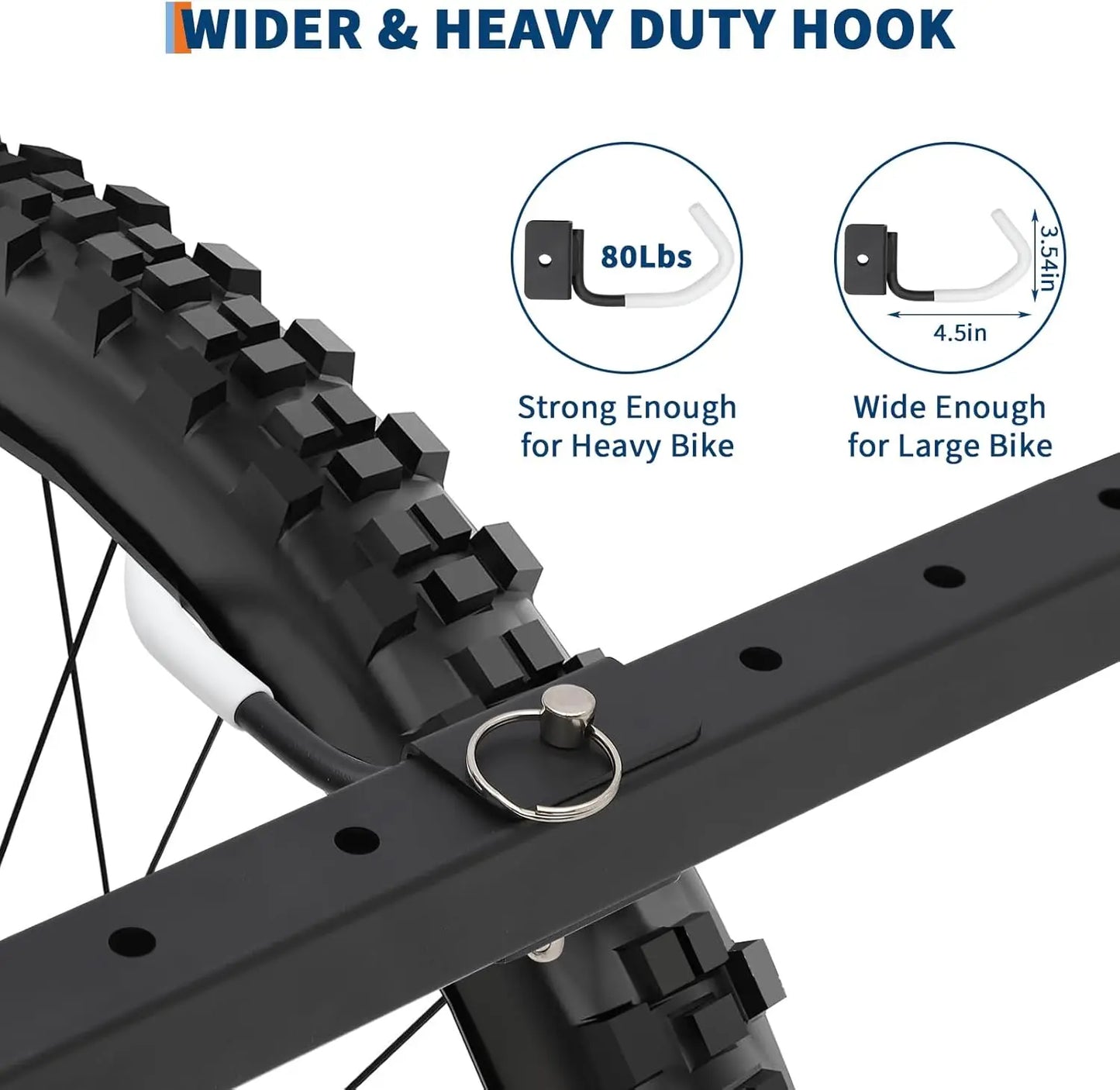 Freestanding Bike Stand for Garage, 5 Bike Storage Rack Vertical Bike Storage Stand Adjustable Height, Up to 300Lbs for Backyard