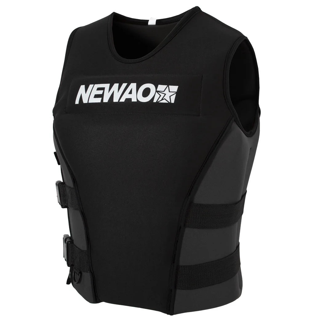 Neoprene Sea Life Jacket Adults Men Buoyancy Drifting Safety Vest Buckle Floating Foam Surfing Sailboard Racing Boats Kayaks