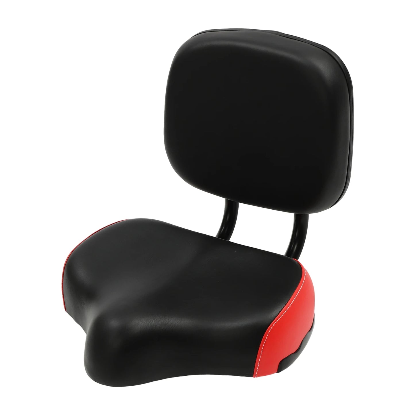 11" x 9.5" Bicycle Tricycle Saddle Seat with Durable Back Support, Oversize Bike Seats with 11" - 15" high Adjustable Back Rest