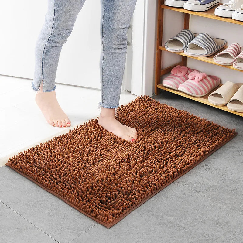 Dog Doormats Mud Mat Non-Slip And Highly Absorbent Plush Floor Mat Removable And Washable Anti-Dirt Indoor Doormat For Bathroom