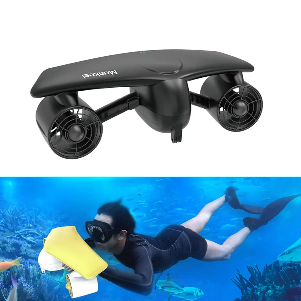 Mankeel W7 Electric Underwater Sea Scooter 50m Waterproof Swimming Thrust Diving Booster for Snorkeling Pool Adult Water Sport