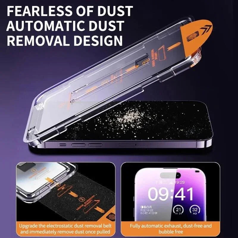 2Pcs Privacy Tempered Glass Screen Protector for IPhone 15 14 13 12 11 16 17 Pro Max Anti-Spy Dust free Installation Protector