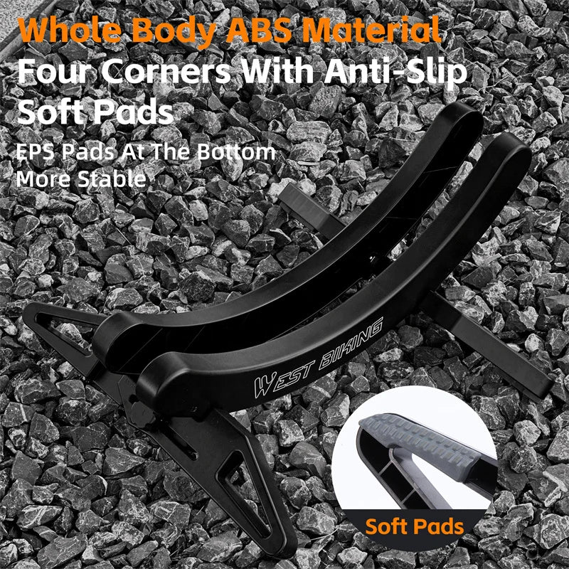 WEST BIKING Bicycle MTB Floor Stand Indoor Bike Parking Racks Adjustable Widely Adaptable For Road Mountain Bike Accessories