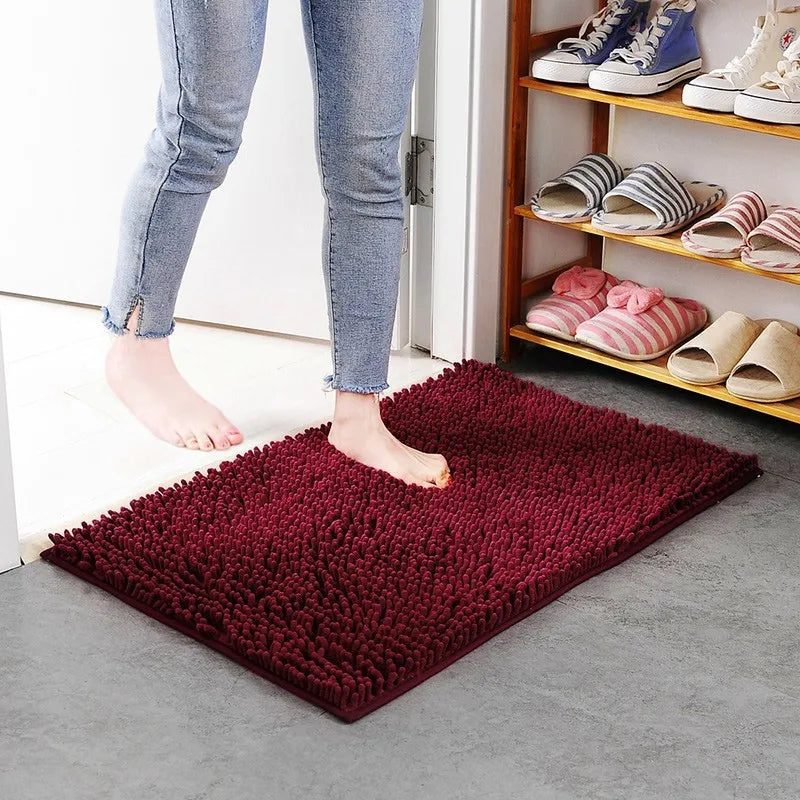 Dog Doormats Mud Mat Non-Slip And Highly Absorbent Plush Floor Mat Removable And Washable Anti-Dirt Indoor Doormat For Bathroom