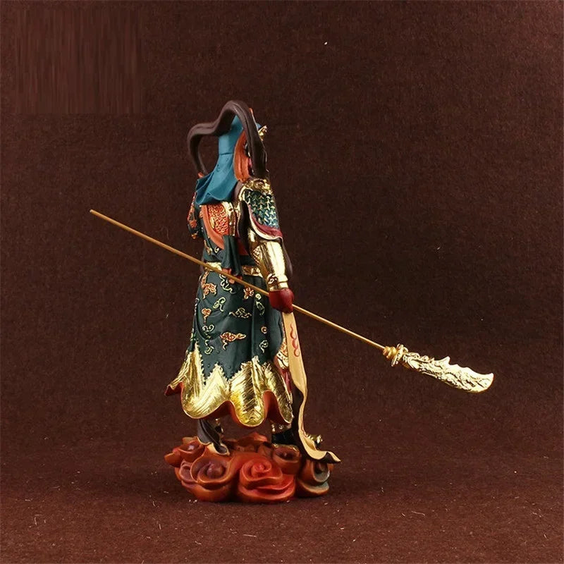 Guan Yu Sculptures Sangharama Bodhisattva Resin Painting Buddha Wealth Room Home Decor